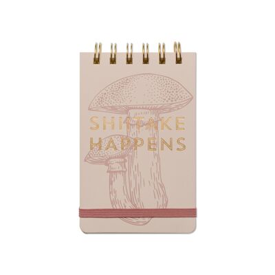 Vintage Sass Twin Wire Notepad - Shitake Happens