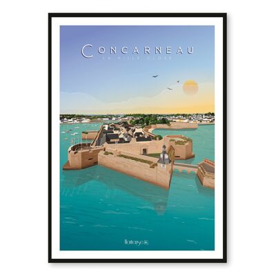 Concarneau poster - La Ville Close
