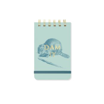 Bloc-notes Vintage Sass Twin Wire - Dam It 1