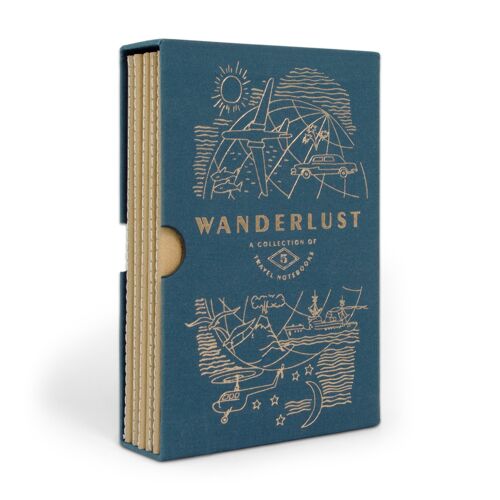 Travel Notebooks - Wanderlust (Set Of 5)