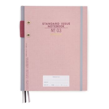 Planificateur à couverture rigide Standard Issue No.03 - Dusty Pink 1