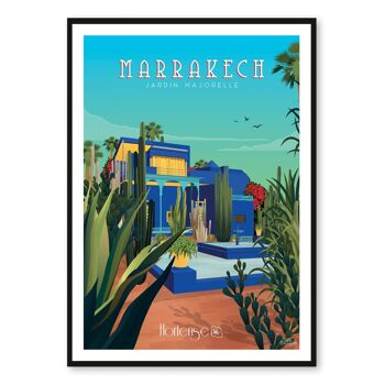 Affiche Marrakech-Jardin Majorelle - Maroc 1