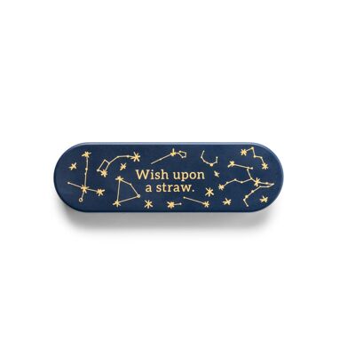 Cannuccia portatile - Navy - Wish Upon A Straw