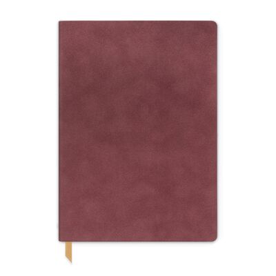 Suedette Flex Journal - Burgundy