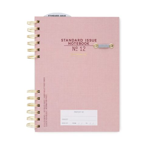 Standard Issue No.12 Twin Wire Planner - Dusty Pink