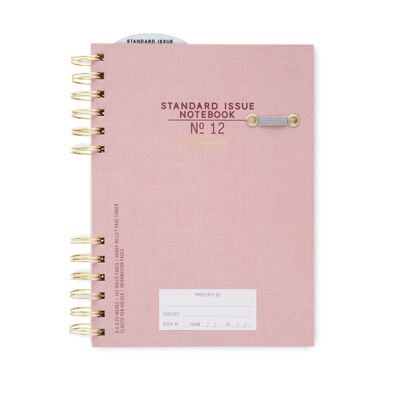 Planificateur Standard Issue No.12 Twin Wire - Vieux Rose