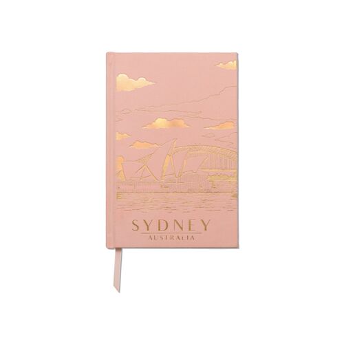 Suedette Hardcover Journal - Sydney