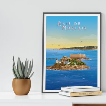 Affiche Baie de Morlaix - l'Île Louët 2