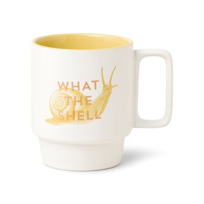 Taza de cerámica Vintage Sass (355 ml) - What The Shell