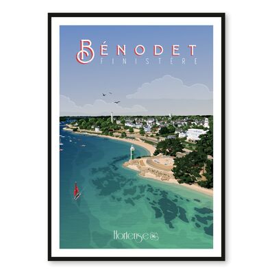 Bénodet poster - Finistère