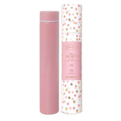 Botella Slim Flask - Rosa Confeti