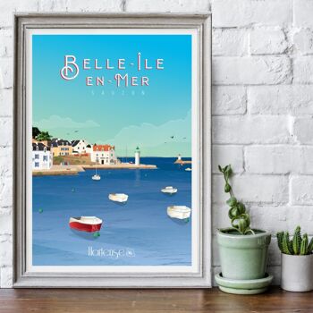 Affiche Belle-Île-en-Mer - Sauzon 2