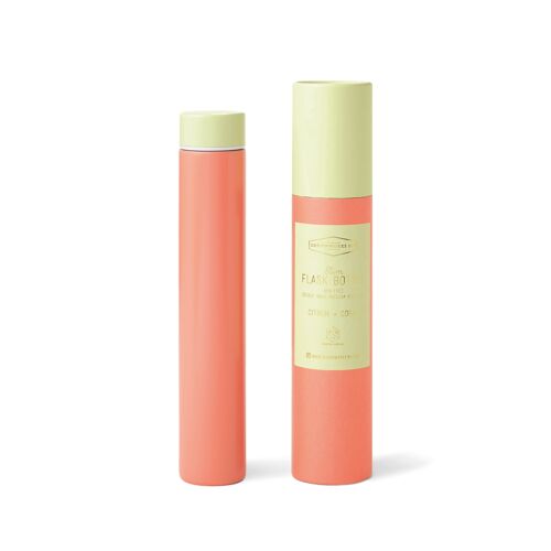 Slim Flask Bottle - Citron + Coral