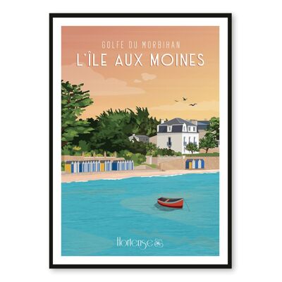 Póster Ile aux Moines - Golfo de Morbihan