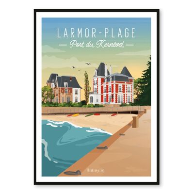 Affiche Larmor-Plage - Port du Kernével