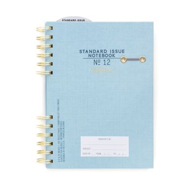 Planificateur Standard Issue No.12 Twin Wire - Bleu
