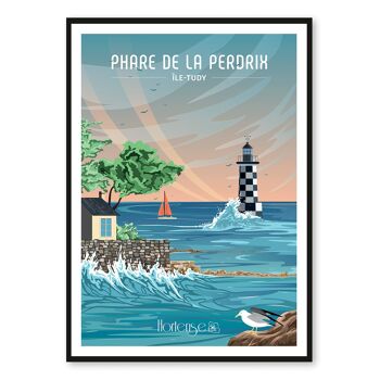 Affiche Phare de la Perdrix - Île Tudy 1