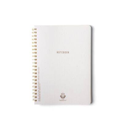 Cuaderno Crest Kraft Twin Wire (A4) - Marfil moteado