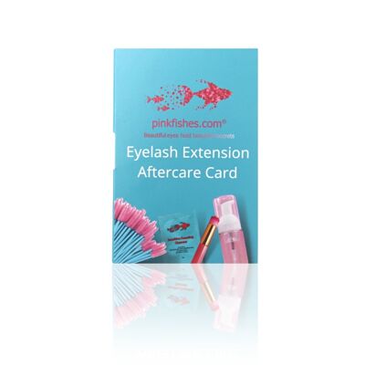 Eyelash Extension Aftercare Card (Pack of 25)