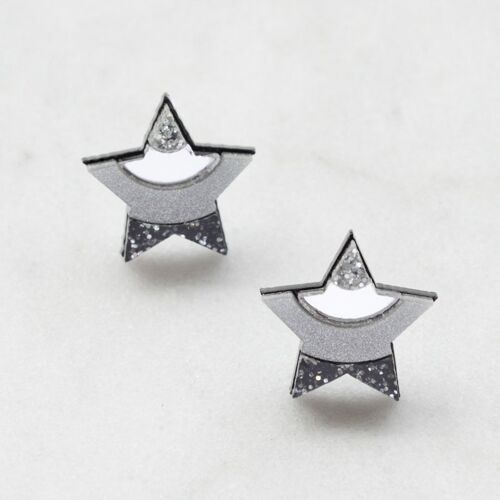 Rainbow Star Stud Earrings