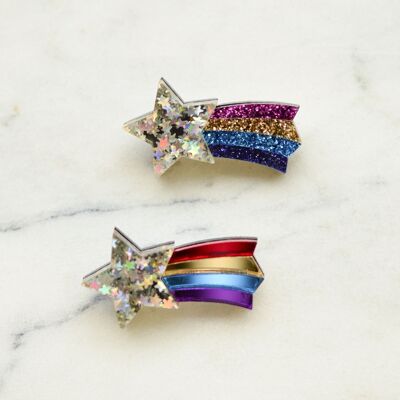 Star Rainbow Brooches/ Pins