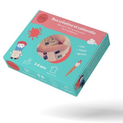 Children's educational game box "Art and culture" - 3 to 6 years old