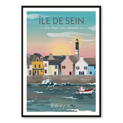 Île de Sein poster - The end of the world