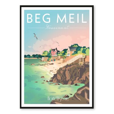 Beg Meil poster - Fouesnant