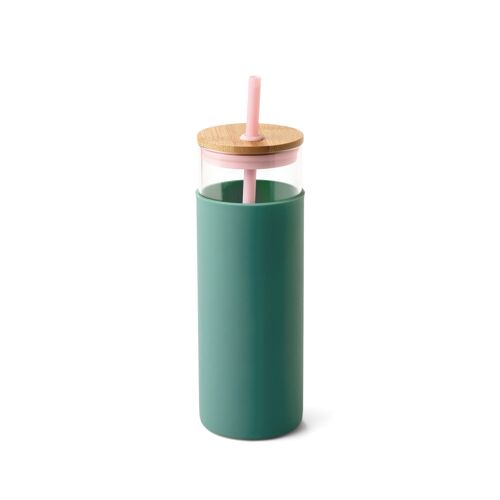 Tumbler With Straw - Blush + Hunter