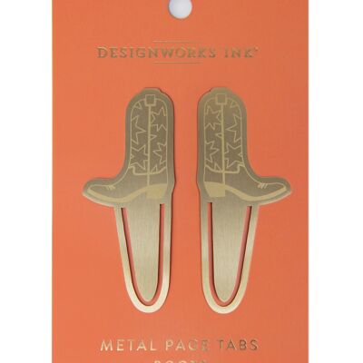 Schede delle pagine in metallo - Stivali