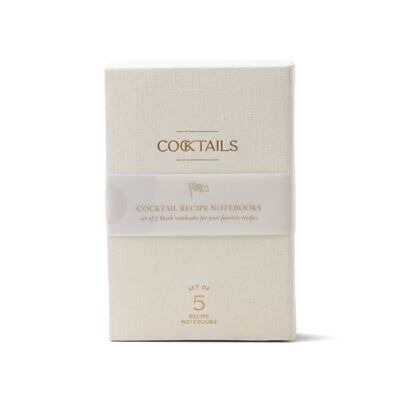 Quaderni di ricette - Cocktail (set di 5)