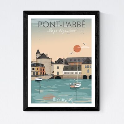 Pont-l'Abbé poster - Pays Bigouden