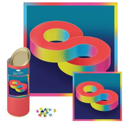 Rompecabezas (1000 piezas) - Crazy 8 Color Blast