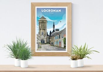 Affiche Locronan - Bretagne 2
