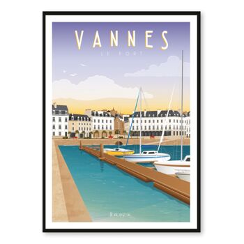 Affiche Vannes - Le Port 1