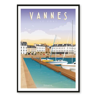 Vannes Poster - Der Hafen The