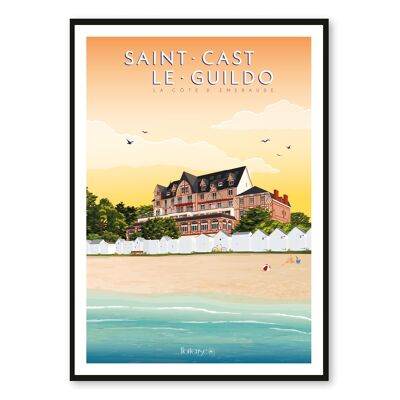 Affiche Saint-Cast-Le-Guildo - La Côte d'Emeraude