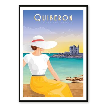 Affiche Quiberon - Le château Turpault 1