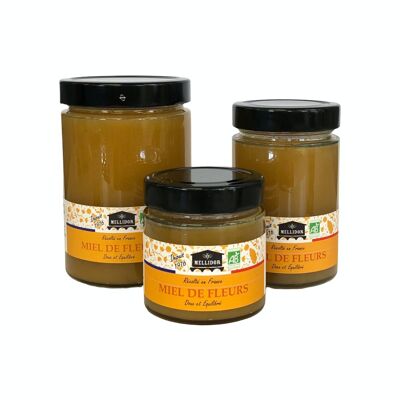 ORGANIC FLOWER HONEY ORIGIN FRANCE