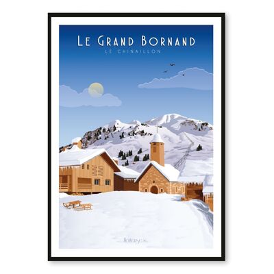 Le Grand-Bornand-Plakat - Le Chinaillon