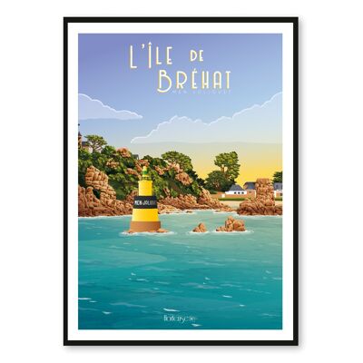L'Île de Bréhat poster - Men Joliguet