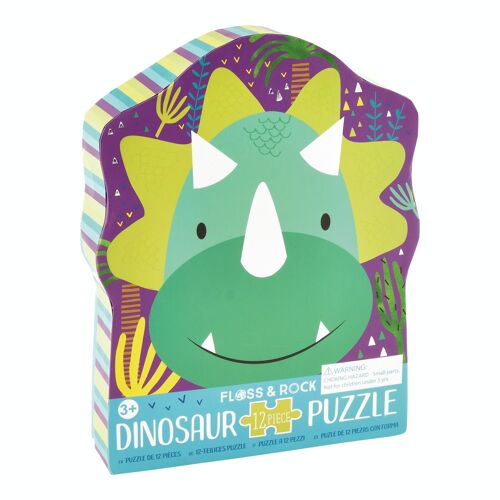 PUZZLE CON FORMA DINO (12 PIEZAS)