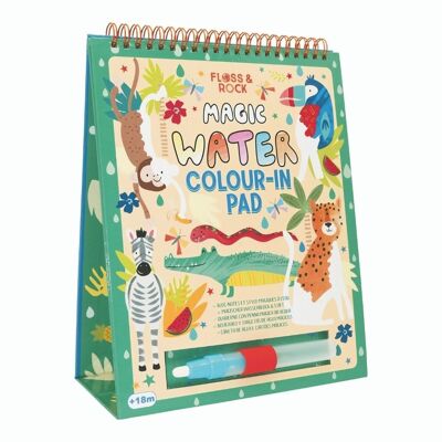 SPIRAL PAD WITH MAGIC JUNGLE WATER PEN