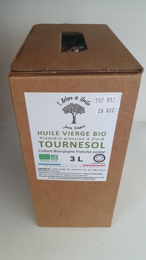 HUILE DE TOURNESOL AB BAG IN BOX 3L