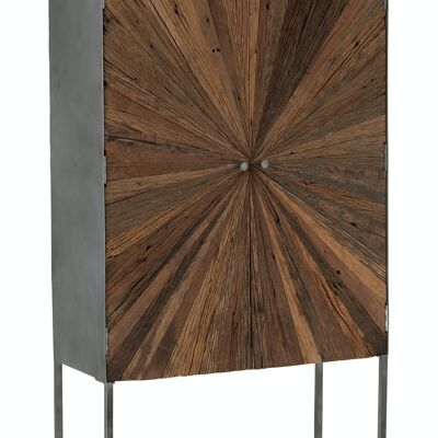 ARMOIRE BAR SHANIL 2P BS/ME NA (90x40x160cm)