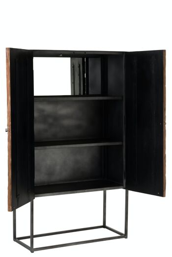 ARMOIRE BAR SHANIL 2P BS/ME NA (90x40x160cm) 5