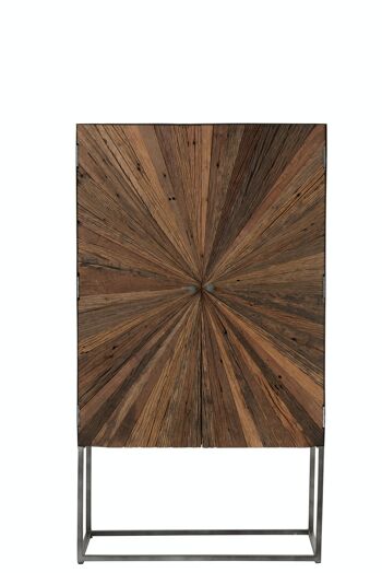 ARMOIRE BAR SHANIL 2P BS/ME NA (90x40x160cm) 7