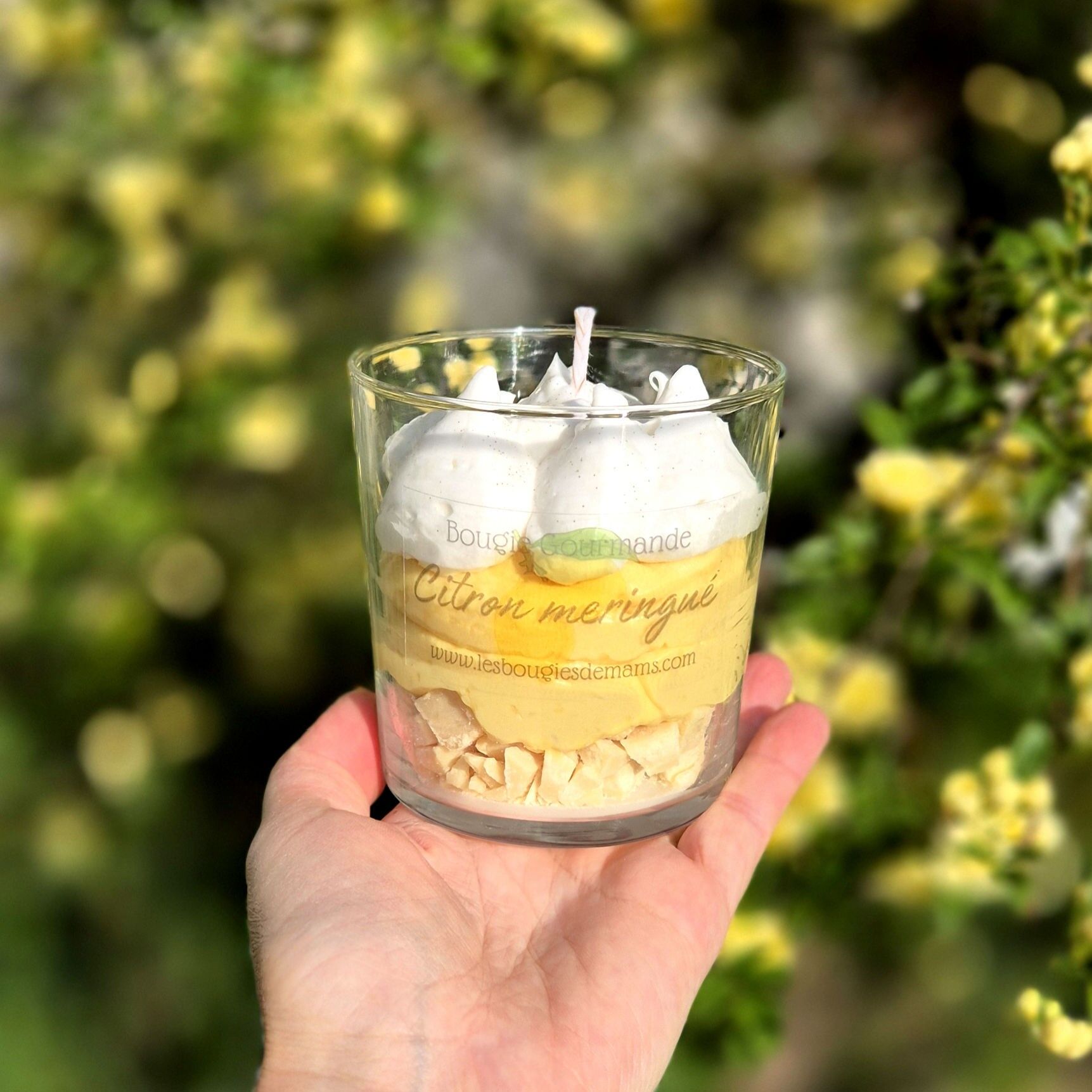 Bougie Gourmande - Citron Meringué 200g