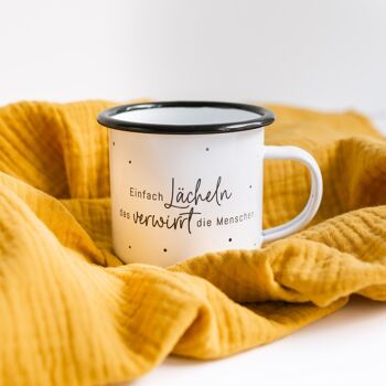 Just Smile - Tasse en émail 1