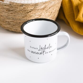 Just Smile - Tasse en émail 2